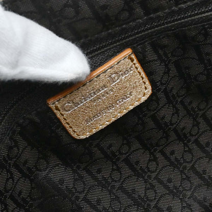 Christian Dior Metallic Gold Leather Gaucho Shoulder Bag