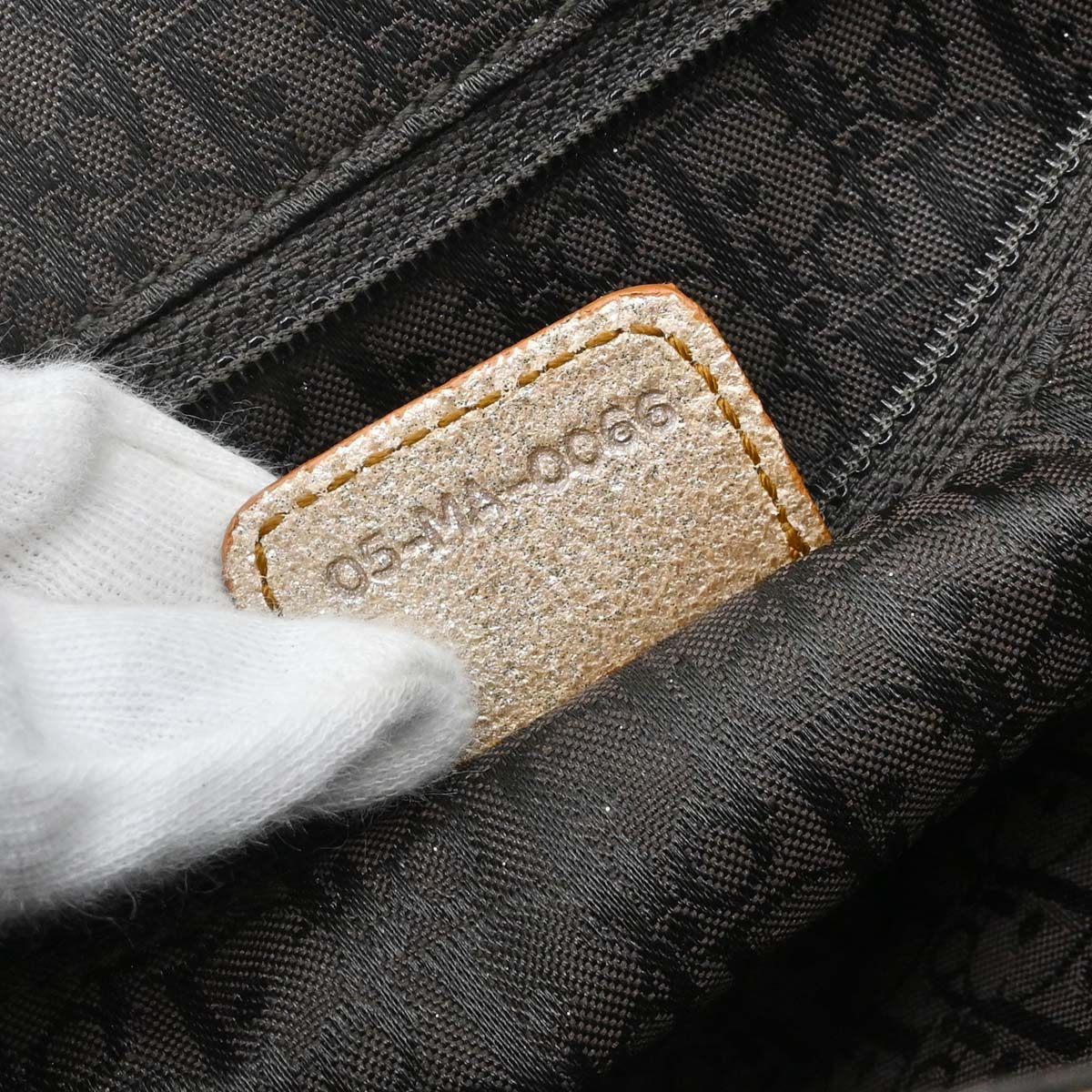Christian Dior Metallic Gold Leather Gaucho Shoulder Bag