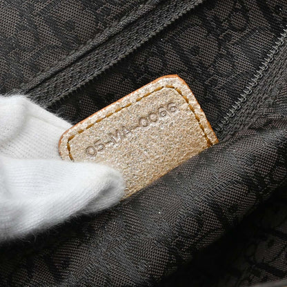 Christian Dior Metallic Gold Leather Gaucho Shoulder Bag