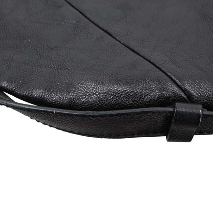Yves Saint Laurent Black Leather Large Mombasa Handbag