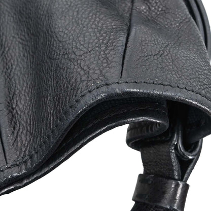 Yves Saint Laurent Black Leather Large Mombasa Handbag
