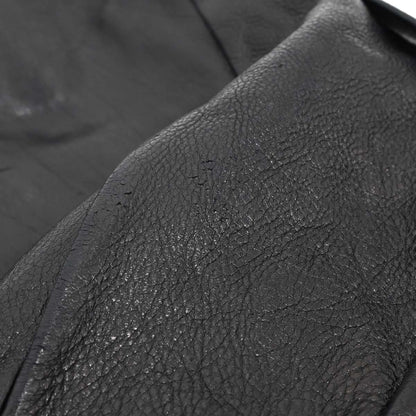Yves Saint Laurent Black Leather Large Mombasa Handbag