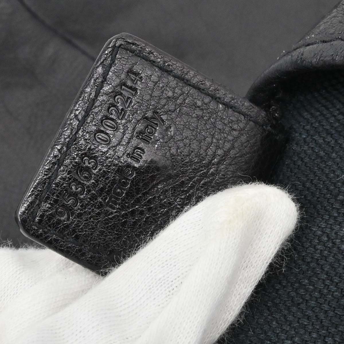 Yves Saint Laurent Black Leather Large Mombasa Handbag