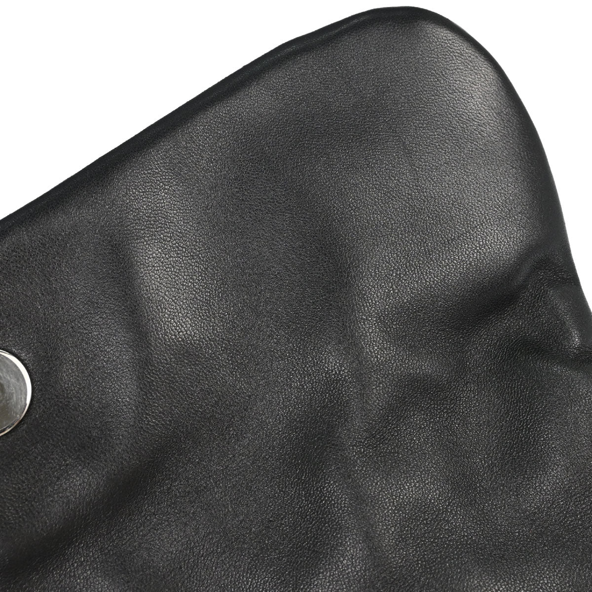 Chanel Black Lambskin Bubble Quilt Accordion Flap Handbag