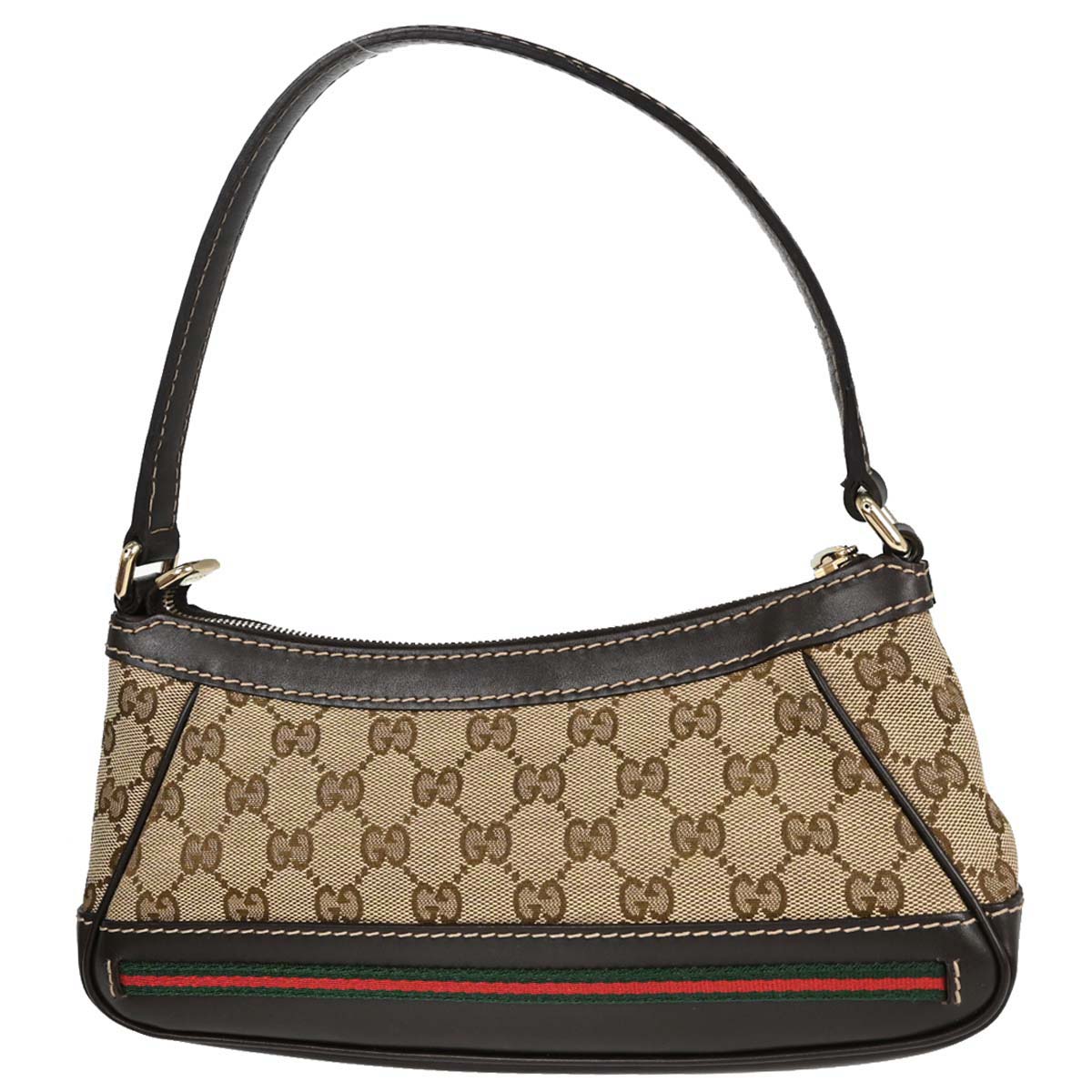 Gucci Beige Canvas GG Sherry Line Mayfair Handbag