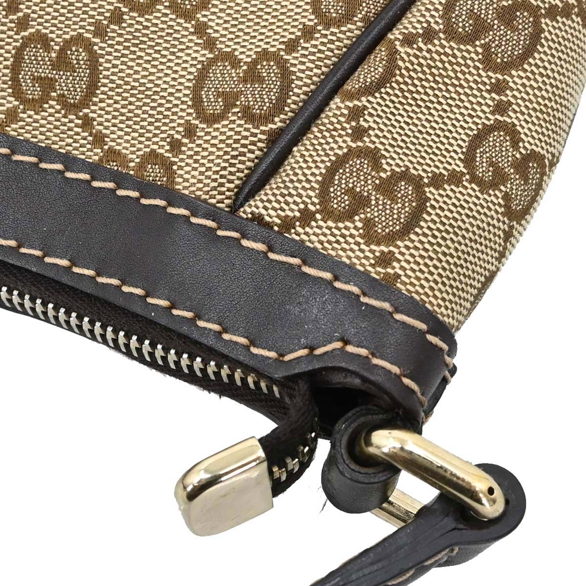 Gucci Beige Canvas GG Sherry Line Mayfair Handbag