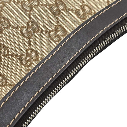 Gucci Beige Canvas GG Sherry Line Mayfair Handbag