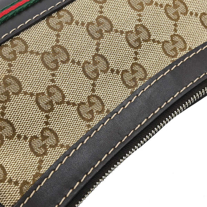 Gucci Beige Canvas GG Sherry Line Mayfair Handbag