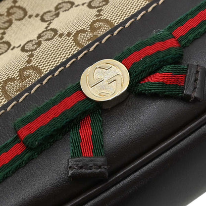 Gucci Beige Canvas GG Sherry Line Mayfair Handbag