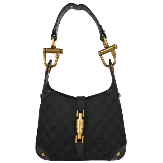 Gucci Black GG New Jackie Handbag