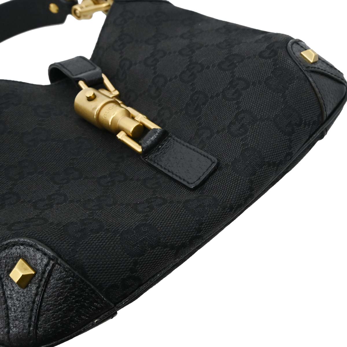 Gucci Black GG New Jackie Handbag