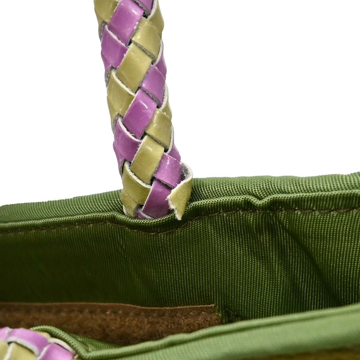 Christian Dior Khaki Pony Hair Masai Bag Tote