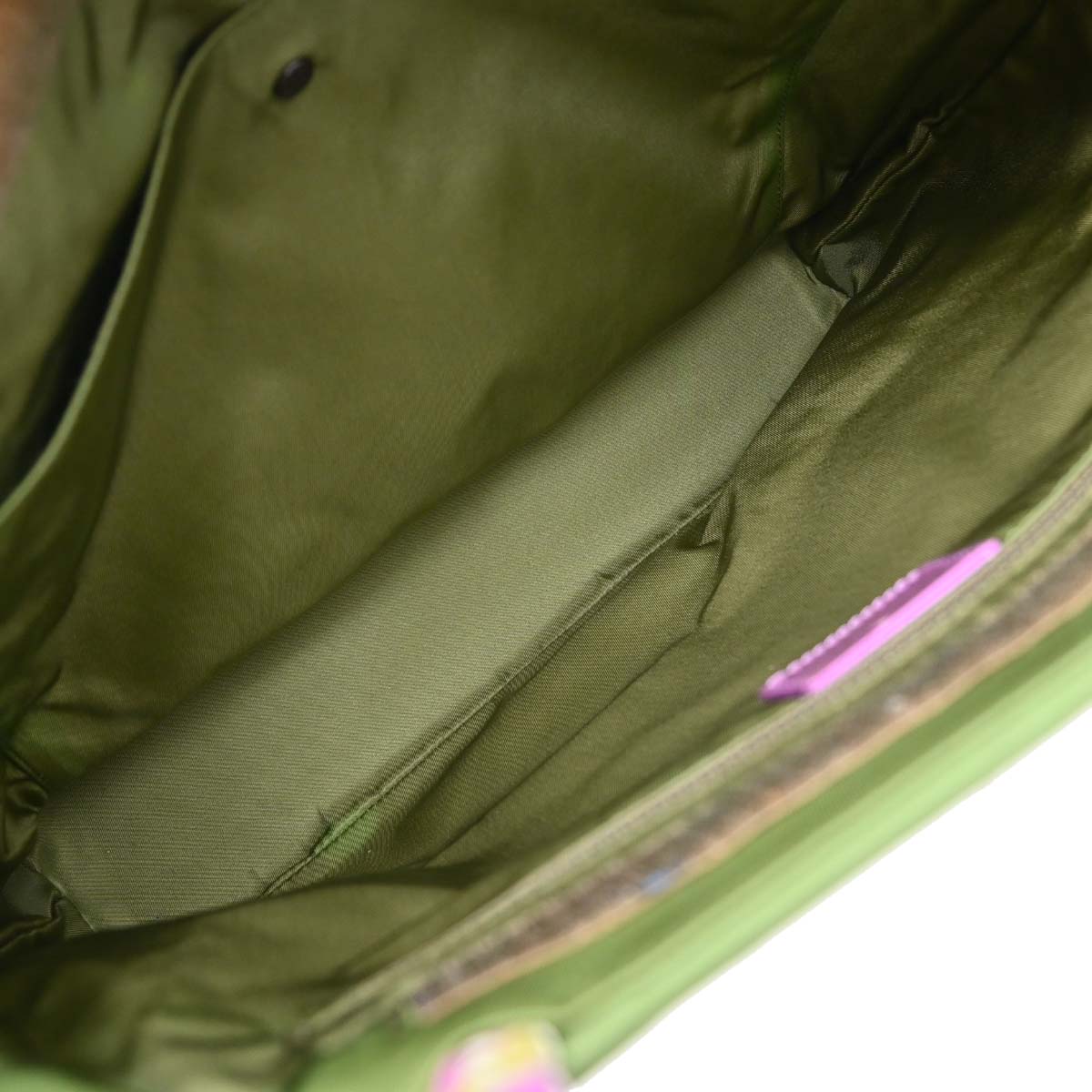 Christian Dior Khaki Pony Hair Masai Bag Tote