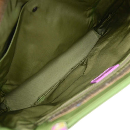 Christian Dior Khaki Pony Hair Masai Bag Tote