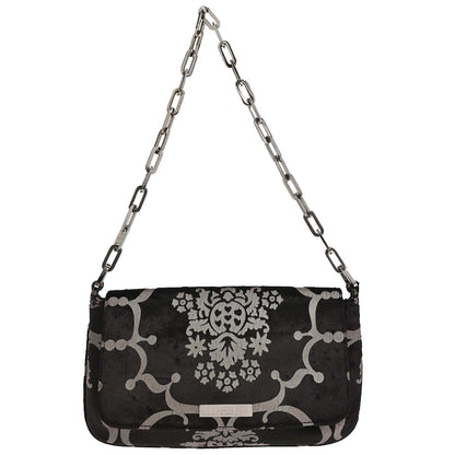 Gucci Black Velvet Handbag
