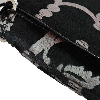 Gucci Black Velvet Handbag