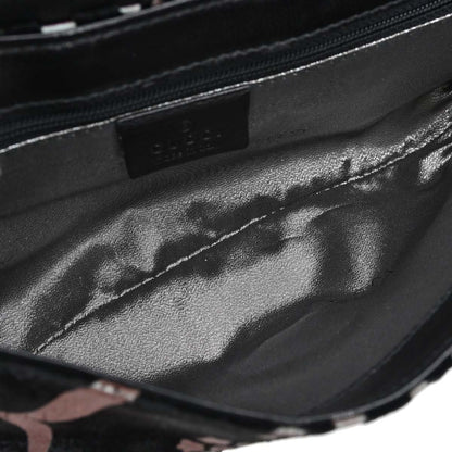 Gucci Black Velvet Handbag