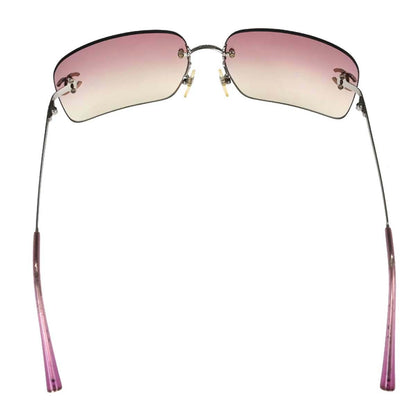 Chanel Sunglasses Eyewear Purple Rhinestone Small Good 62□17 120