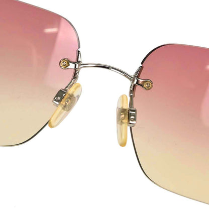 Chanel Sunglasses Eyewear Purple Rhinestone Small Good 62□17 120