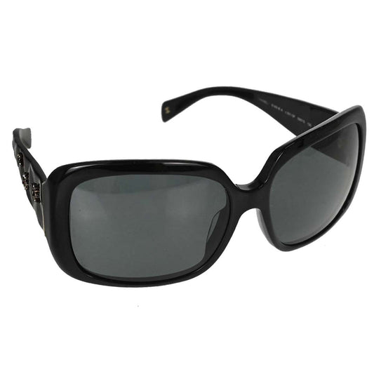 Chanel Sunglasses Eyewear Black Rhinestone Small Good 59□15 130