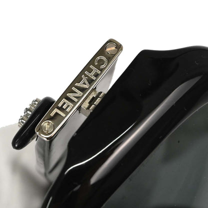 Chanel Sunglasses Eyewear Black Rhinestone Small Good 59□15 130
