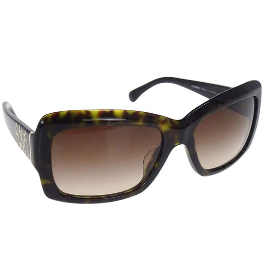 Chanel Sunglasses Eyewear Brown Small Good 57□18 135