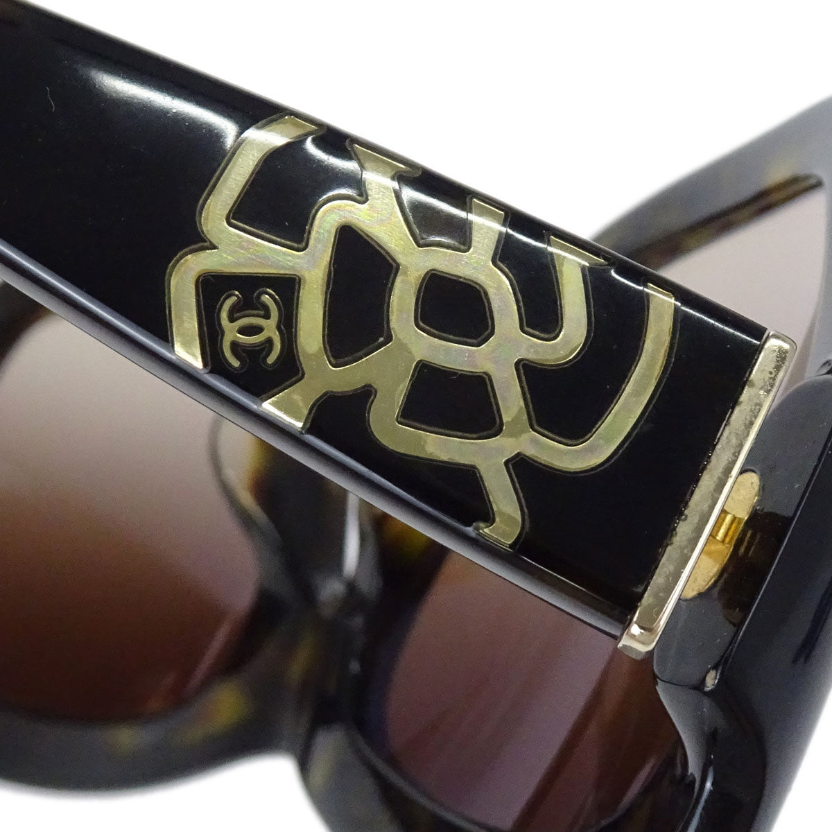 Chanel Sunglasses Eyewear Brown Small Good 57□18 135