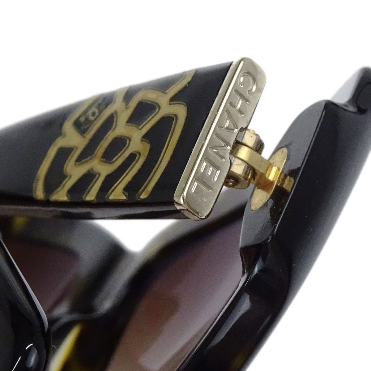 Chanel Sunglasses Eyewear Brown Small Good 57□18 135