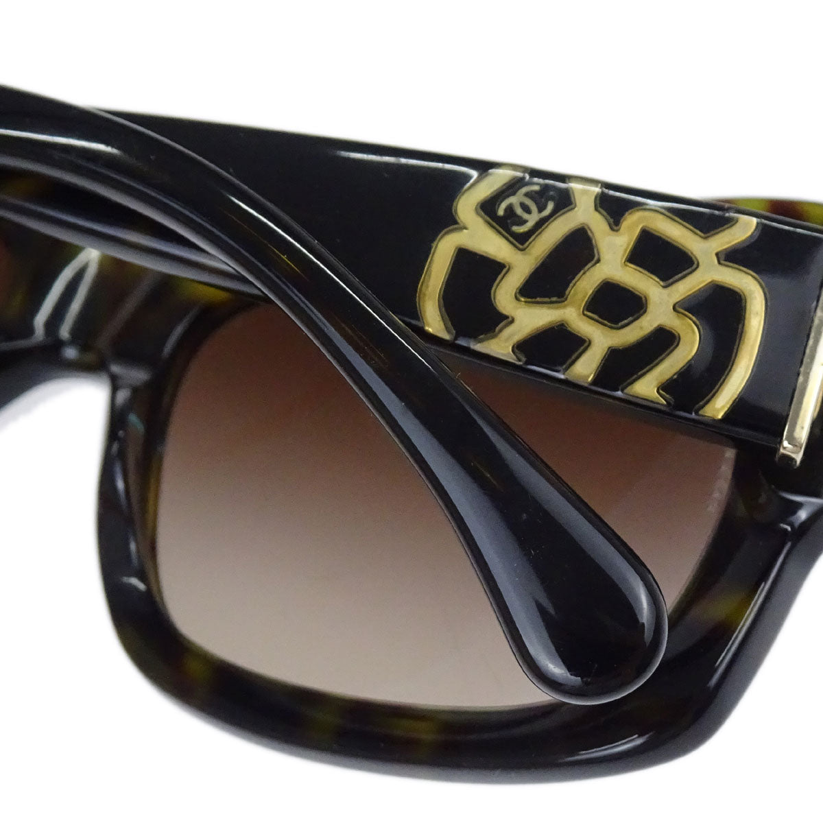 Chanel Sunglasses Eyewear Brown Small Good 57□18 135