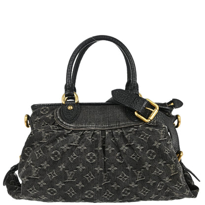 Louis Vuitton Monogram Denim Neo Cabby MM 2way Shoulder Tote Handbag M95351