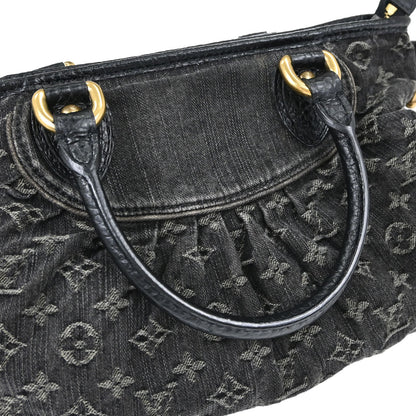 Louis Vuitton Monogram Denim Neo Cabby MM 2way Shoulder Tote Handbag M95351