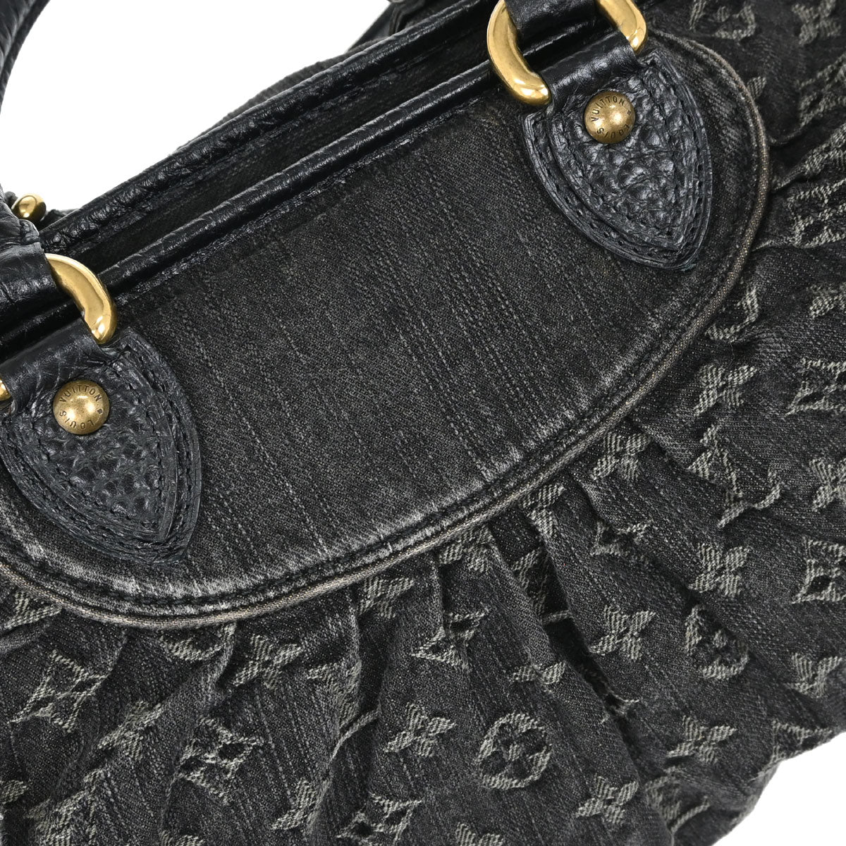 Louis Vuitton Monogram Denim Neo Cabby MM 2way Shoulder Tote Handbag M95351
