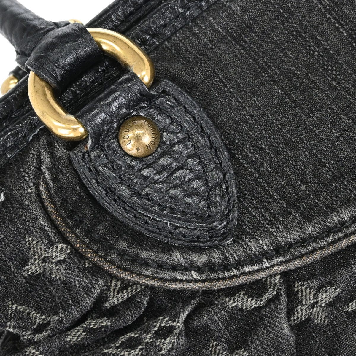 Louis Vuitton Monogram Denim Neo Cabby MM 2way Shoulder Tote Handbag M95351