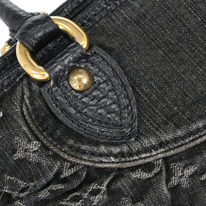 Louis Vuitton Monogram Denim Neo Cabby MM 2way Shoulder Tote Handbag M95351