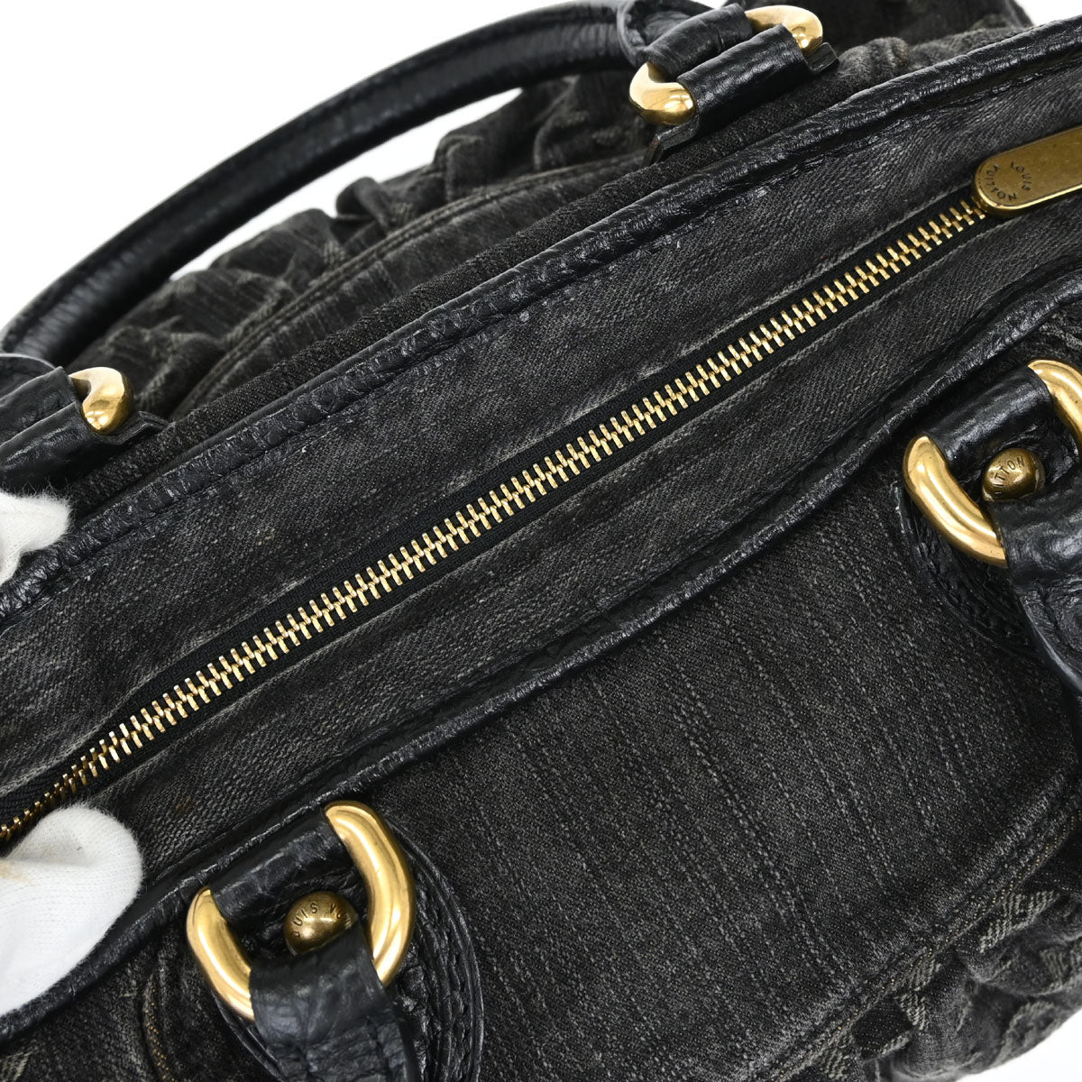 Louis Vuitton Monogram Denim Neo Cabby MM 2way Shoulder Tote Handbag M95351