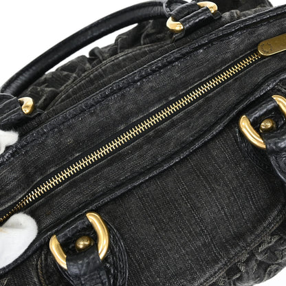 Louis Vuitton Monogram Denim Neo Cabby MM 2way Shoulder Tote Handbag M95351