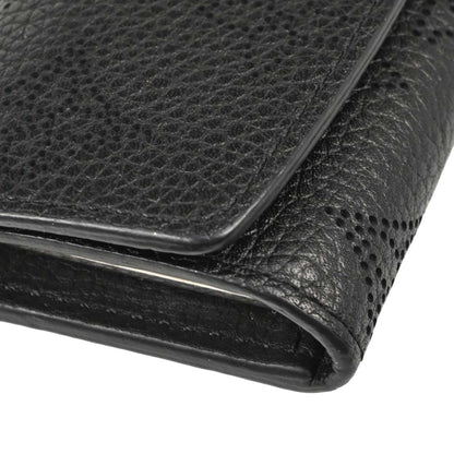 Louis Vuitton Black Mahina Multicles 4 Key Case M64054 Small Good