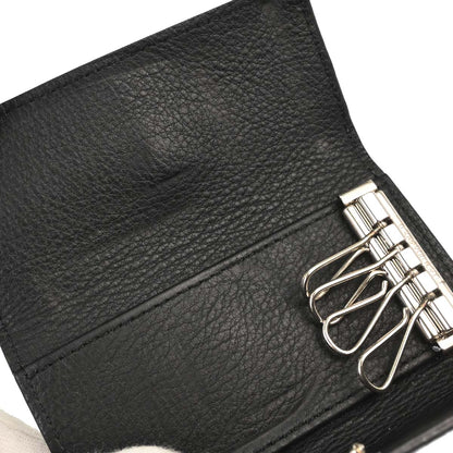 Louis Vuitton Black Mahina Multicles 4 Key Case M64054 Small Good