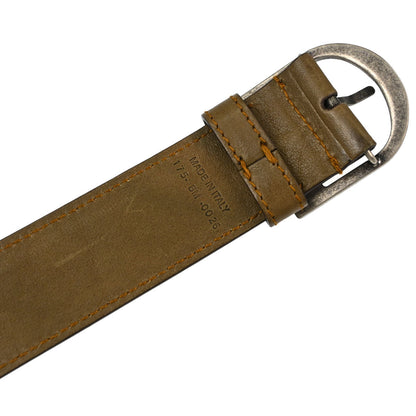 Christian Dior Leather Belt Brown #80