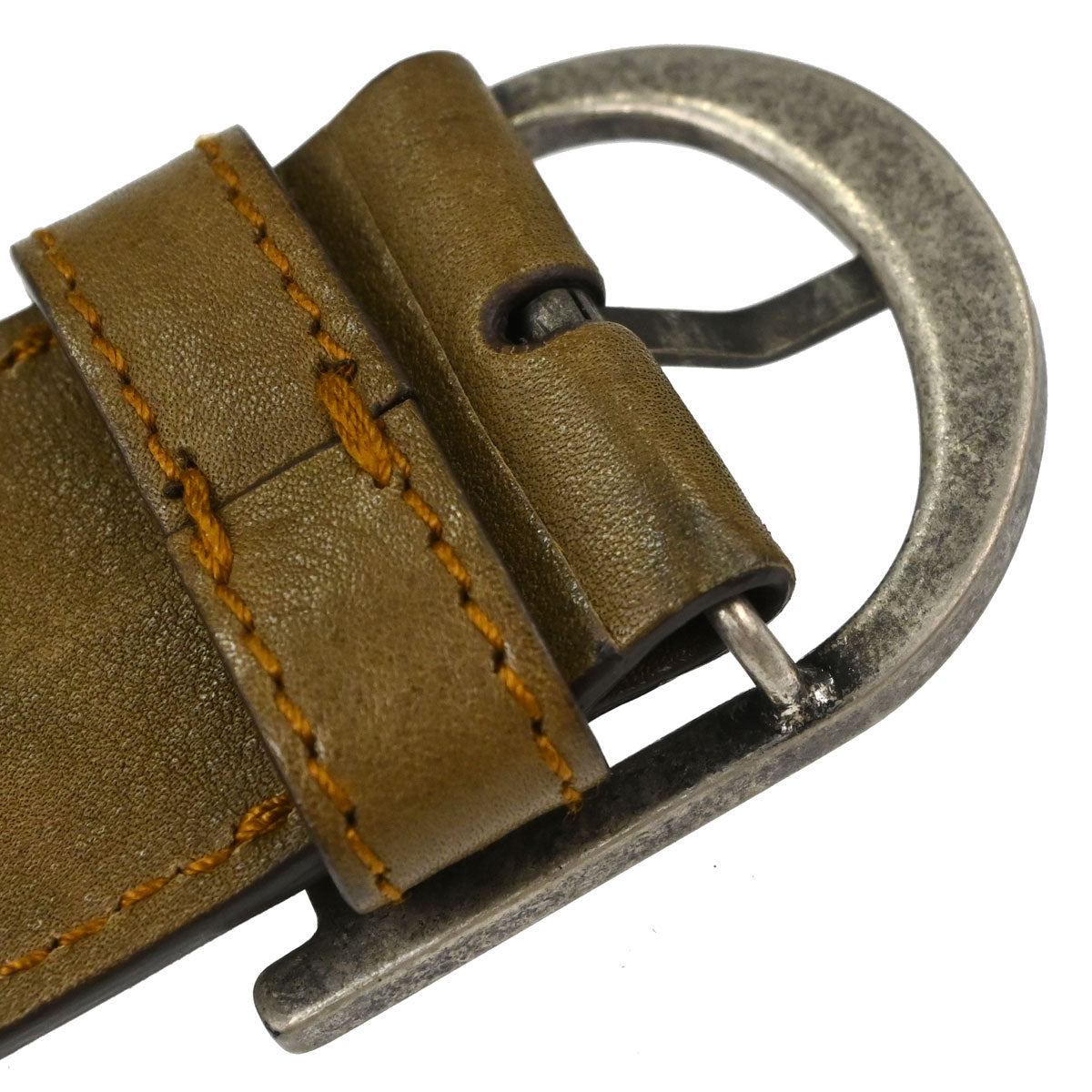 Christian Dior Leather Belt Brown #80