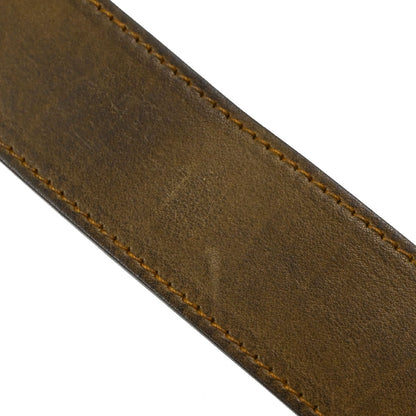 Christian Dior Leather Belt Brown #80