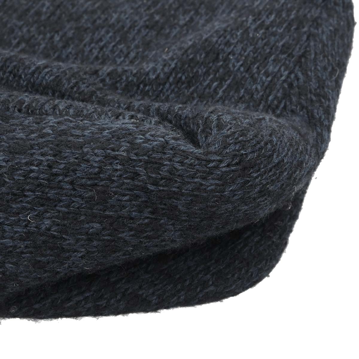 Fendi Navy Black Wool Mamma Baguette Handbag