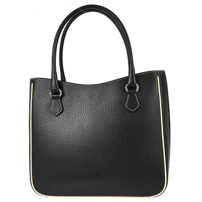 Prada Black Leather Tote Handbag