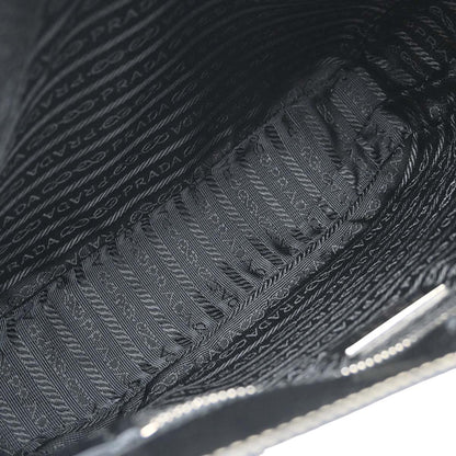 Prada Black Leather Tote Handbag