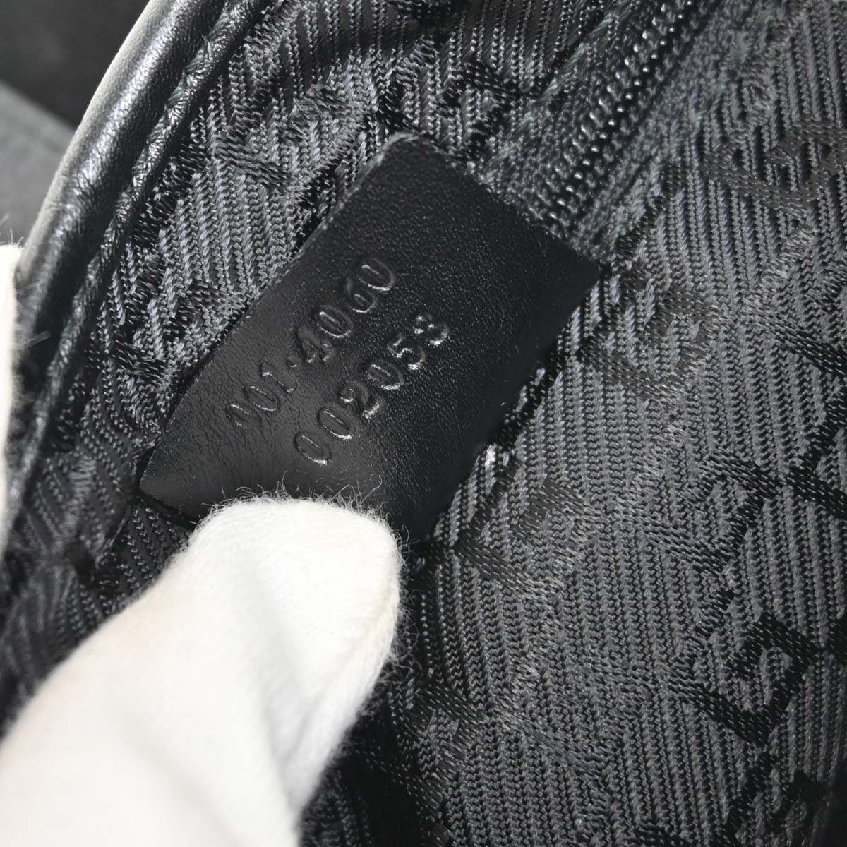 Gucci Black Suede Kandinsky Bamboo Hobo Handbag