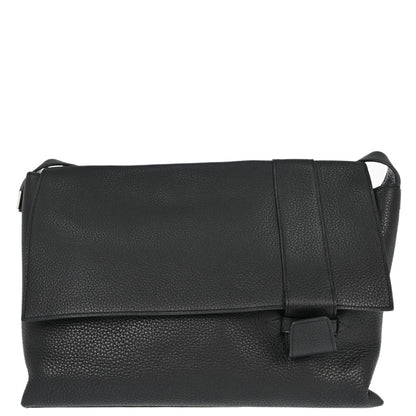 Hermes Black Taurillon Clemence Alfred 35 Messenger Shoulder Bag