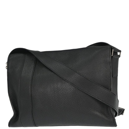 Hermes Black Taurillon Clemence Alfred 35 Messenger Shoulder Bag