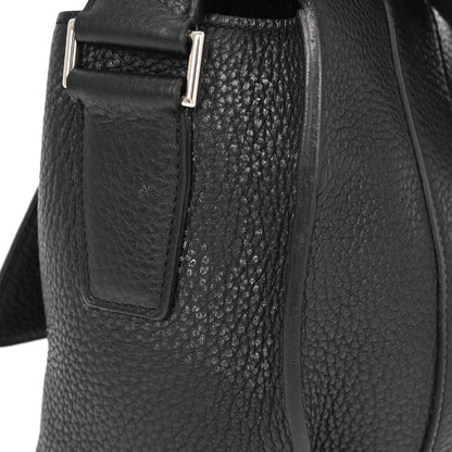 Hermes Black Taurillon Clemence Alfred 35 Messenger Shoulder Bag