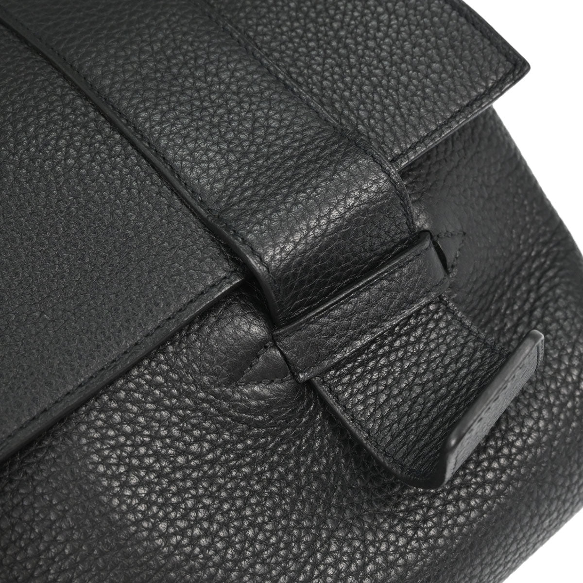 Hermes Black Taurillon Clemence Alfred 35 Messenger Shoulder Bag