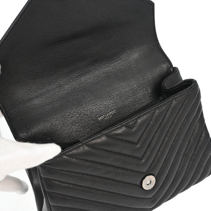 Saint Laurent Black College Medium 2way Shoulder Handbag